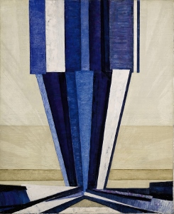 La forme du bleu an abstract painting by Frantisek Kupka