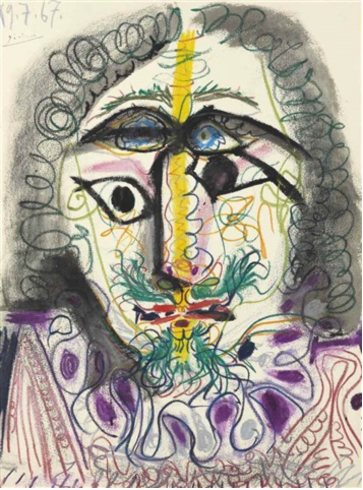 Mousquetaire, buste