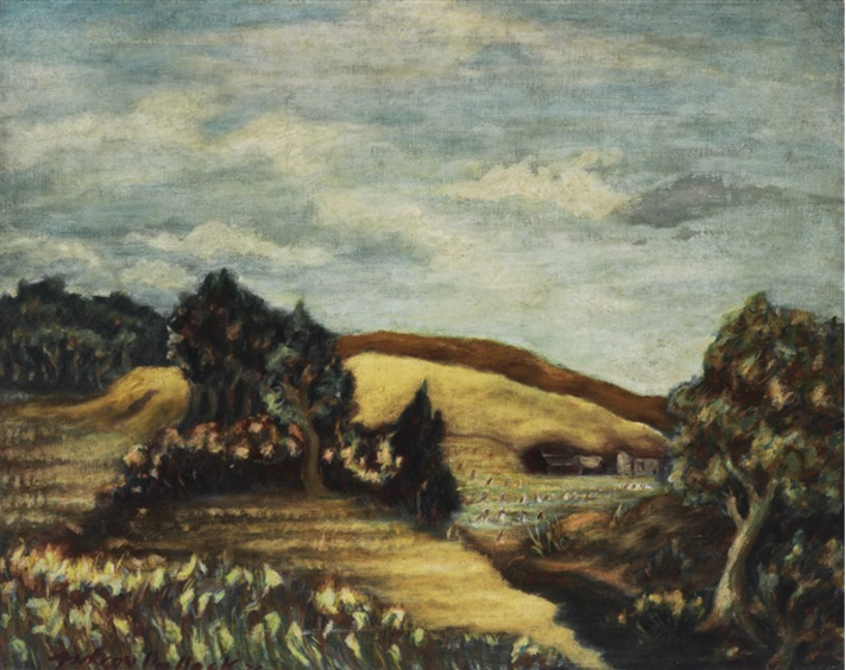 Untitled (Landscape with Tree to Right)