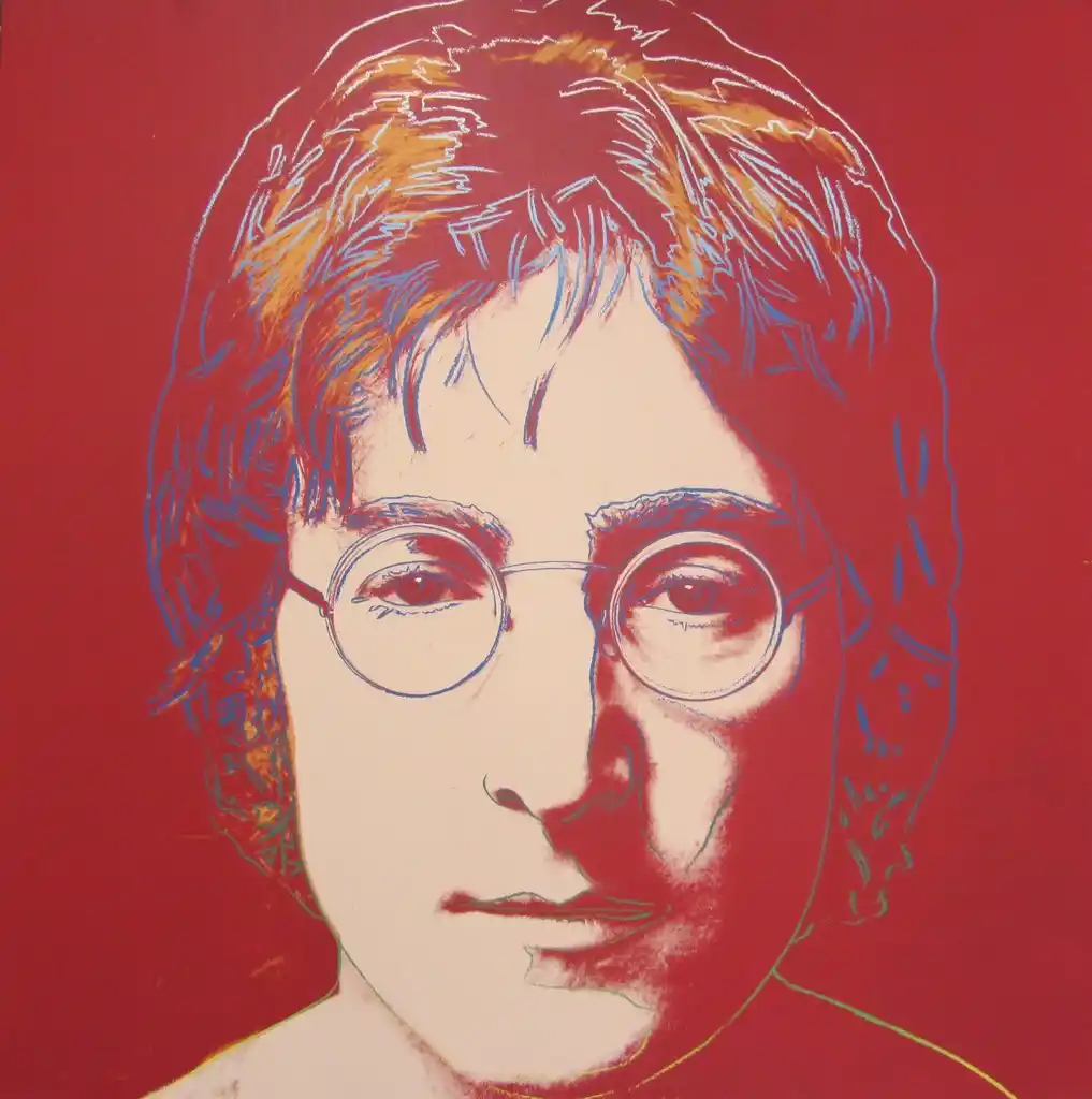 John Lennon a painting by Andy Warhol