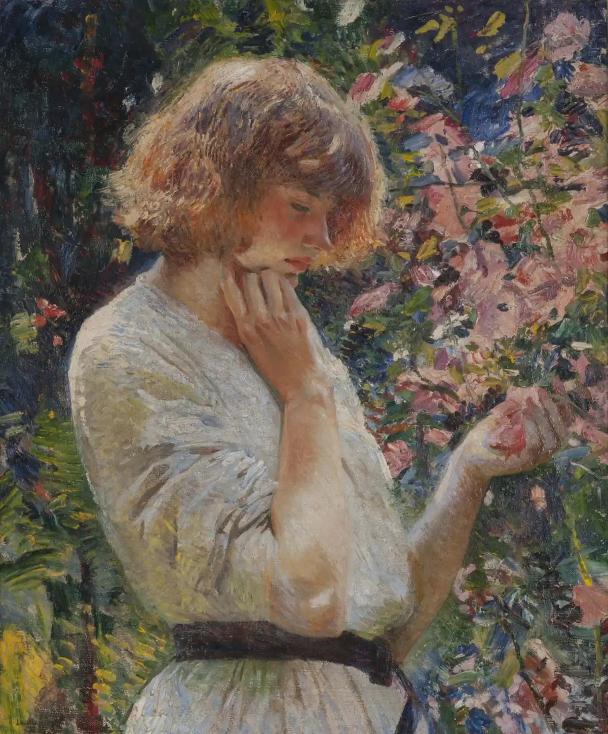Marsh Mallows; a painting of a woman