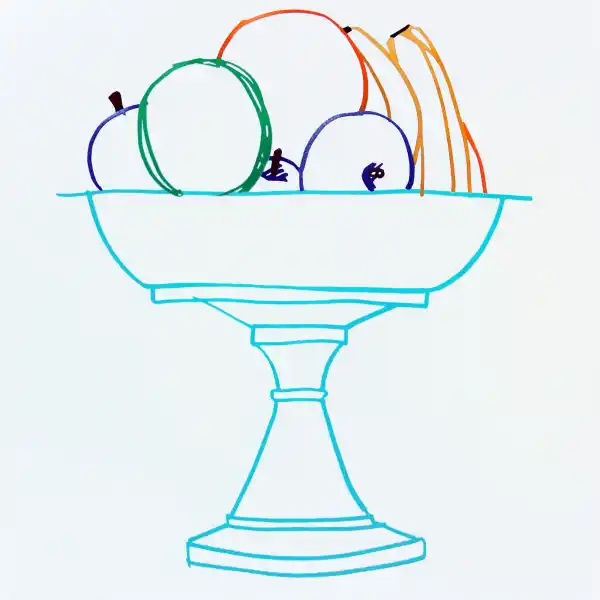 Compote with Fruit (Color Variation #2)